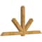 Ekena Millwork Kennewick Rough Sawn Timber Gable Bracket, Western Red Cedar, 108"W x 54"H x 6"D x 6"F, 12/12 Pitch GBW108X54X0606KEN00RWR - alternate 2